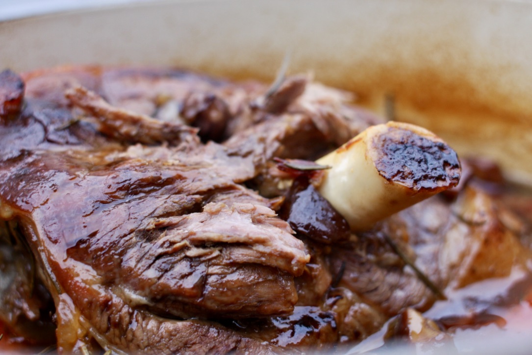 Slow Cooked Leg of Lamb