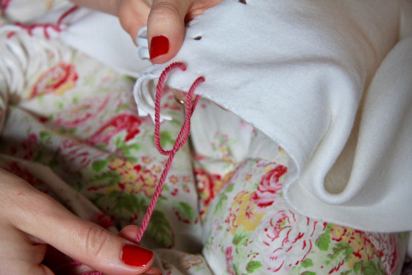 How To Sew Blanket Stitch 