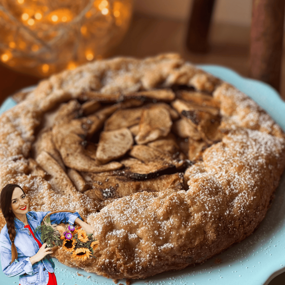 Easy Apple Galette Recipe by Cherry Menlove